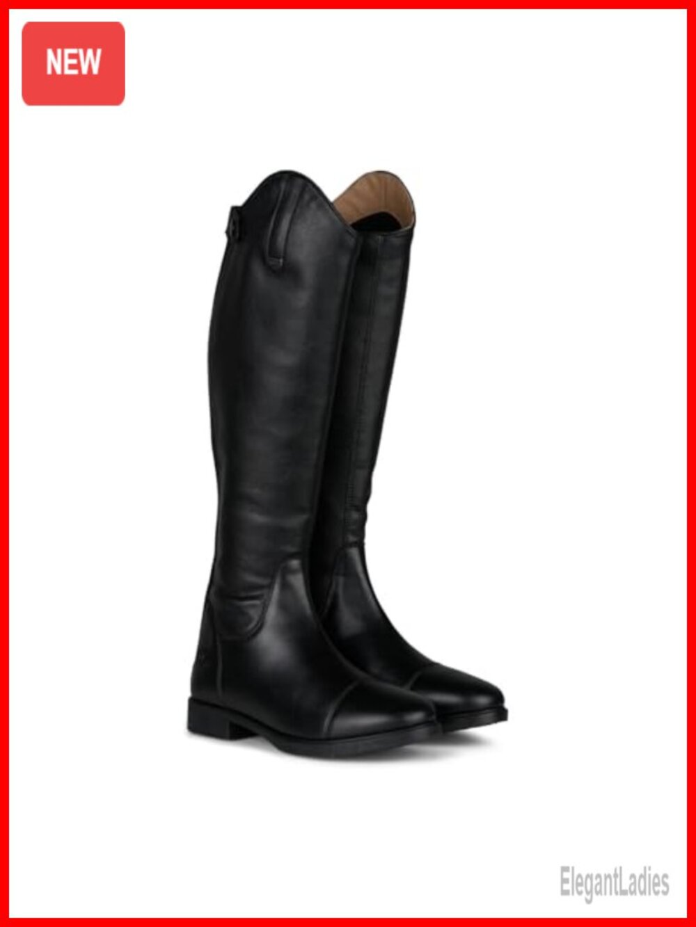 Horze Rover Dressage Tall Boots Knee High Equestrian Synthetic Leather
